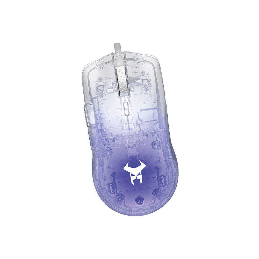 Kit Gaming STF MSA-015 Cristal Audífono On Ear RGB + Mouse 6D Ergonómico