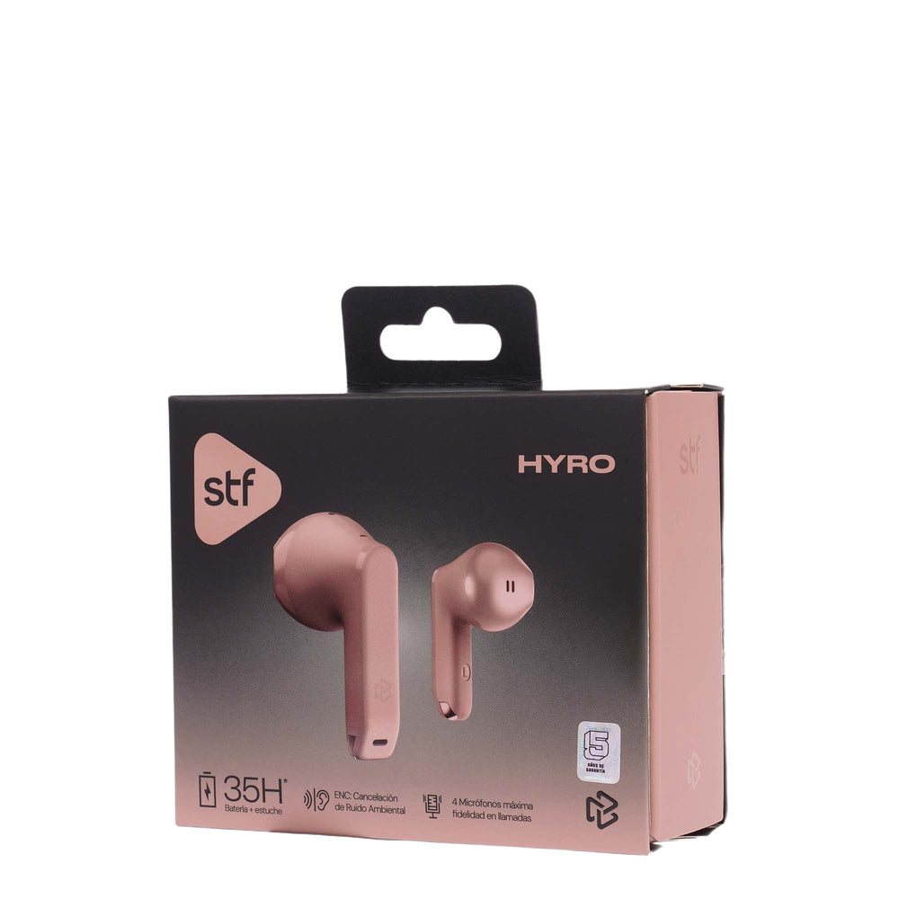 Audifonos Inalambricos Tws HYRO STF 36hrs Uso ENC Rosa