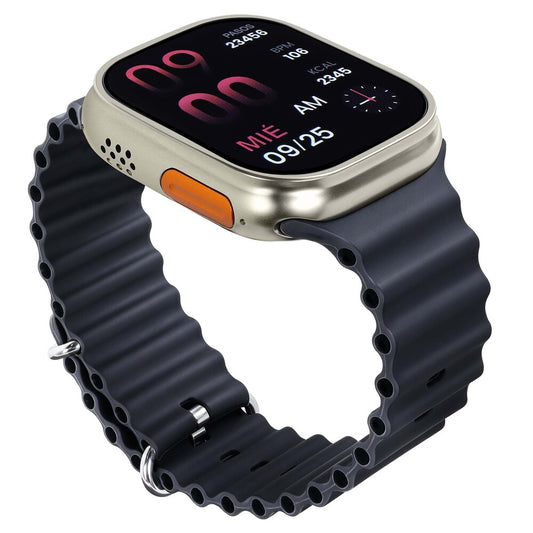 Smartwatch Reloj Kronos Grand STF Pantalla IPS 49 mm Carga Inalámbrica Llamadas IP67