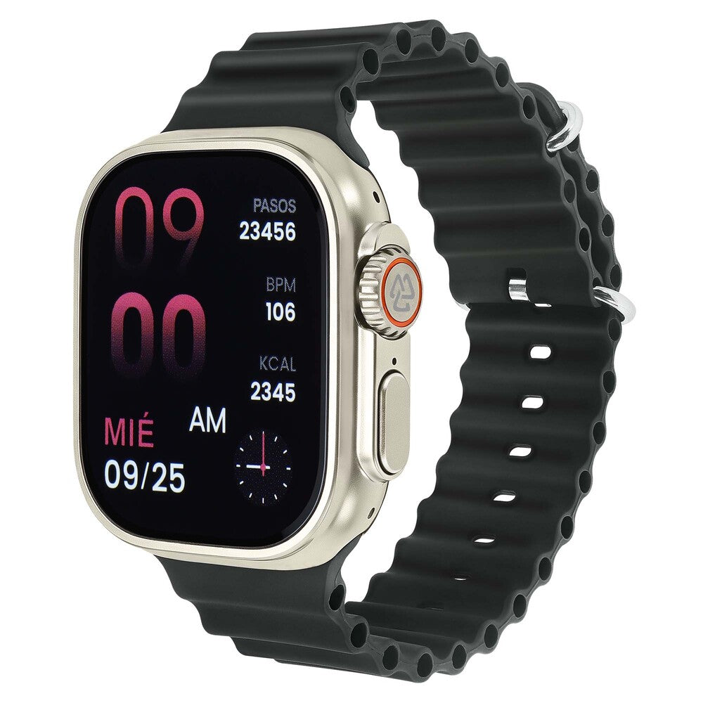 Smartwatch Reloj Kronos Grand STF Pantalla IPS 49 mm Carga Inalámbrica Llamadas IP67