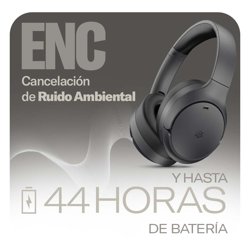 Audifonos Inalambricos On Ear One Plus STF ANC 44hrs Uso Rosa