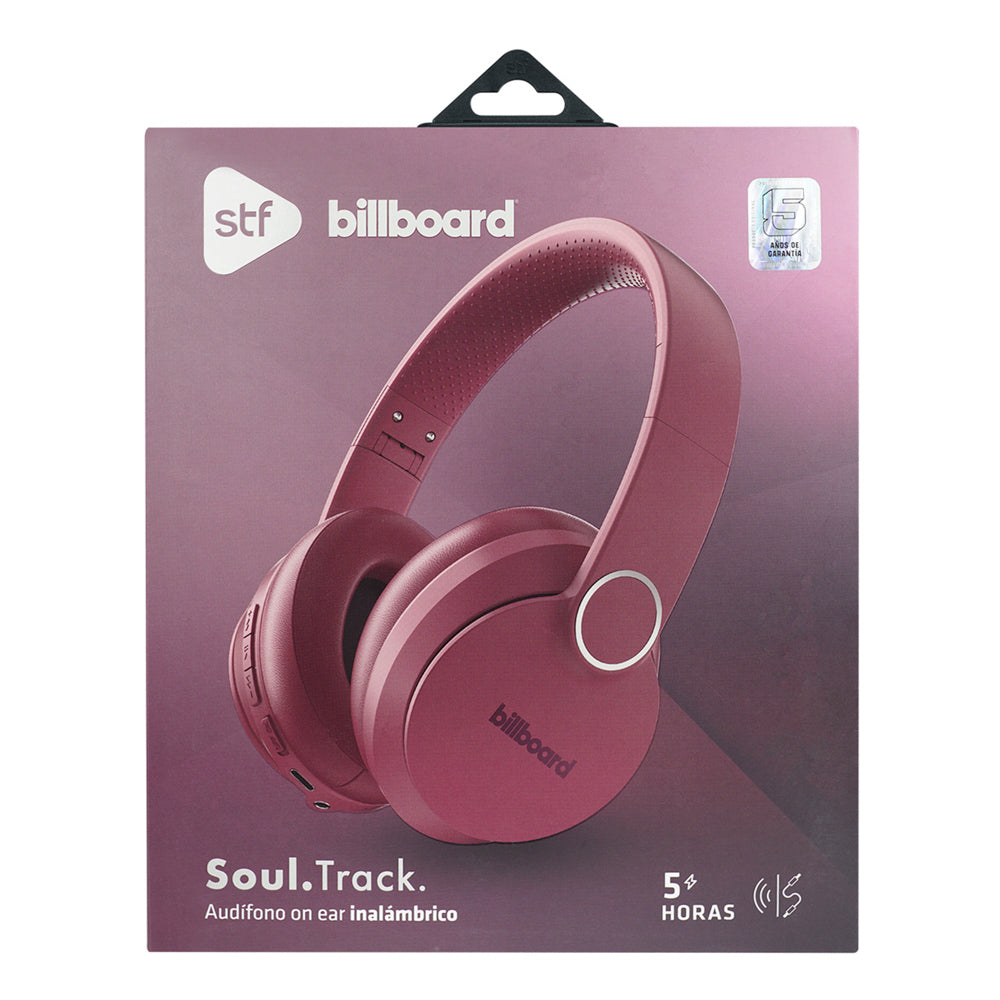 Audifonos Inalambricos On Ear Soul Track STF - Billboard 5hrs Uso Tinto
