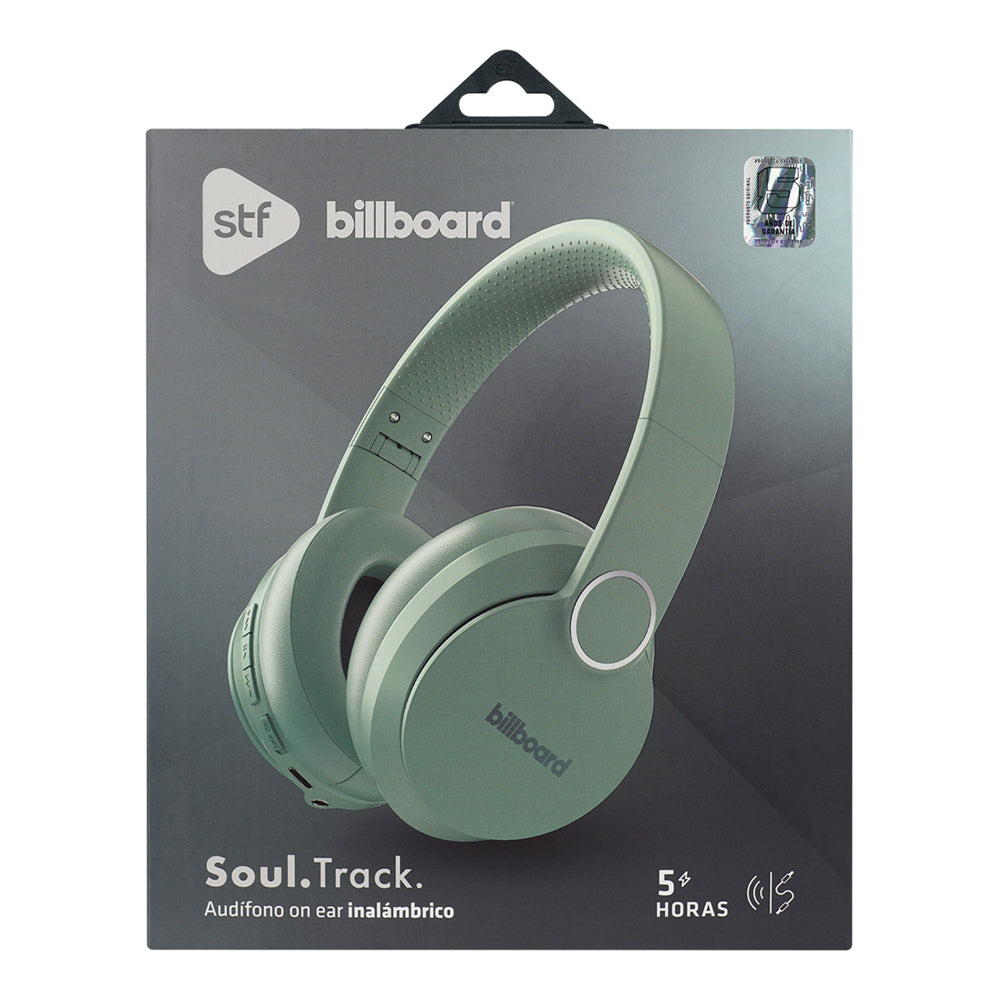Audifonos Inalambricos On Ear Soul Track STF - Billboard 5hrs Uso Verde