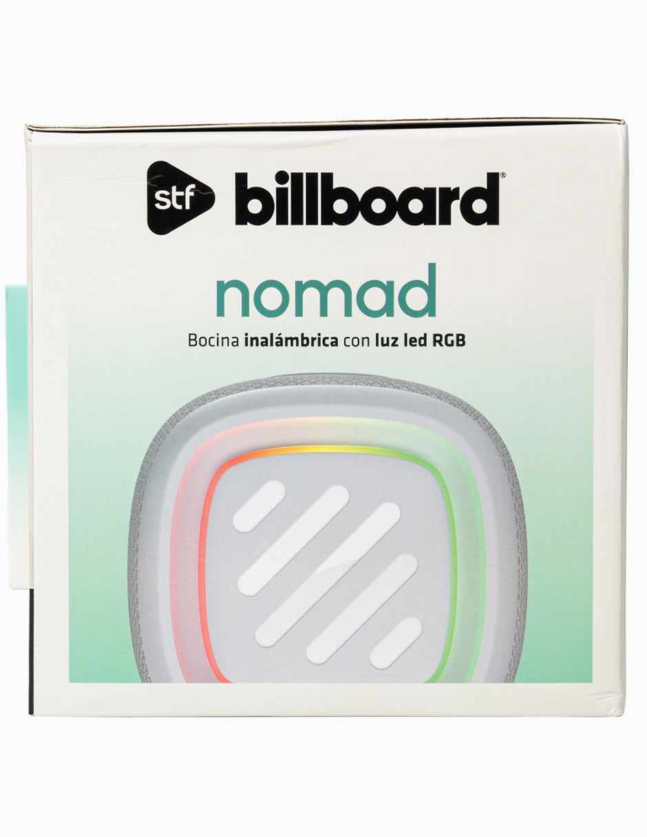 Bocina Portátil Billboard Nomad STF 50W 6hrs Uso Función Tws IPX5 Gris