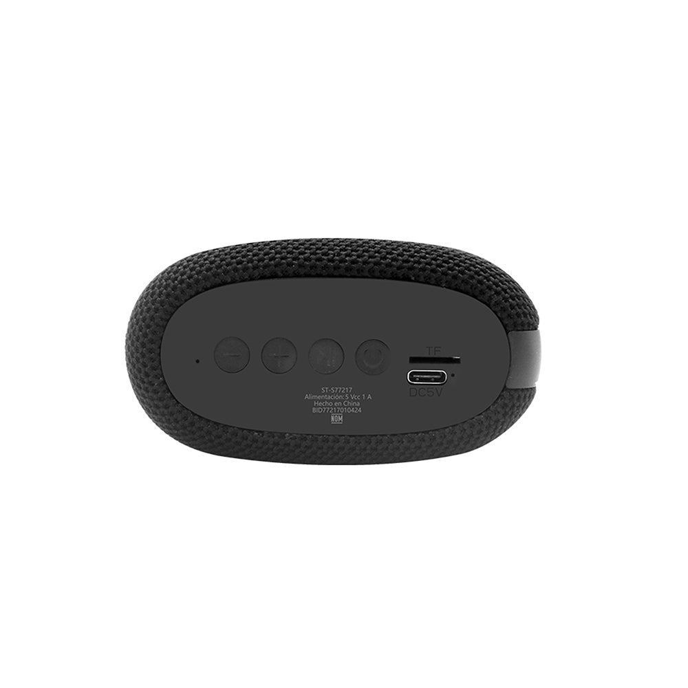 Bocina Portatil Rogue STF 5W 12hrs Uso Funcion Tws Proteccion IPX5 Negro