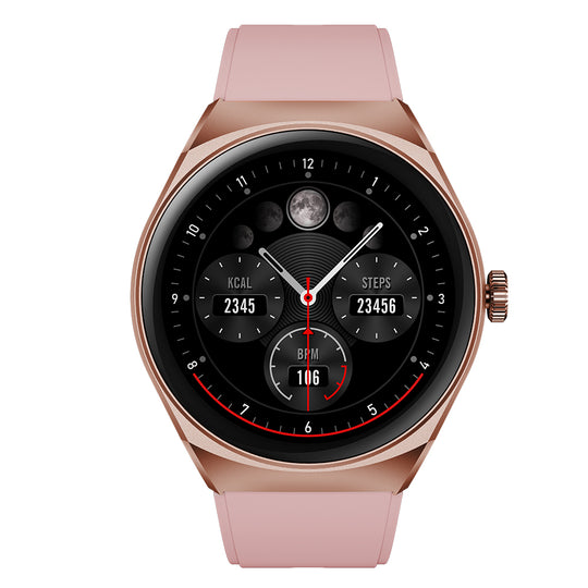Smartwatch Reloj Kronos Trek IPS 1.38", Llamadas, Protección IP67, Rosa