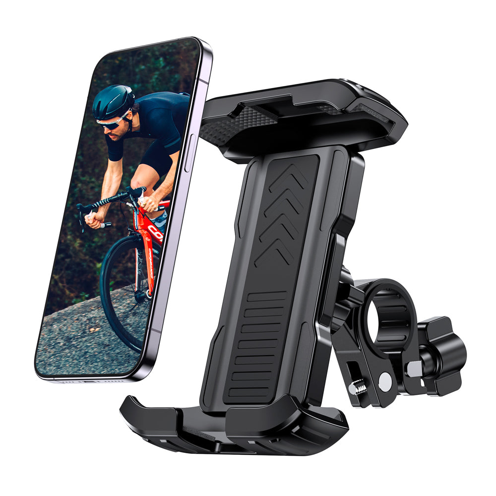 Soporte Celular Universal 360° STF Antivibración para Moto, Bici, Carrito