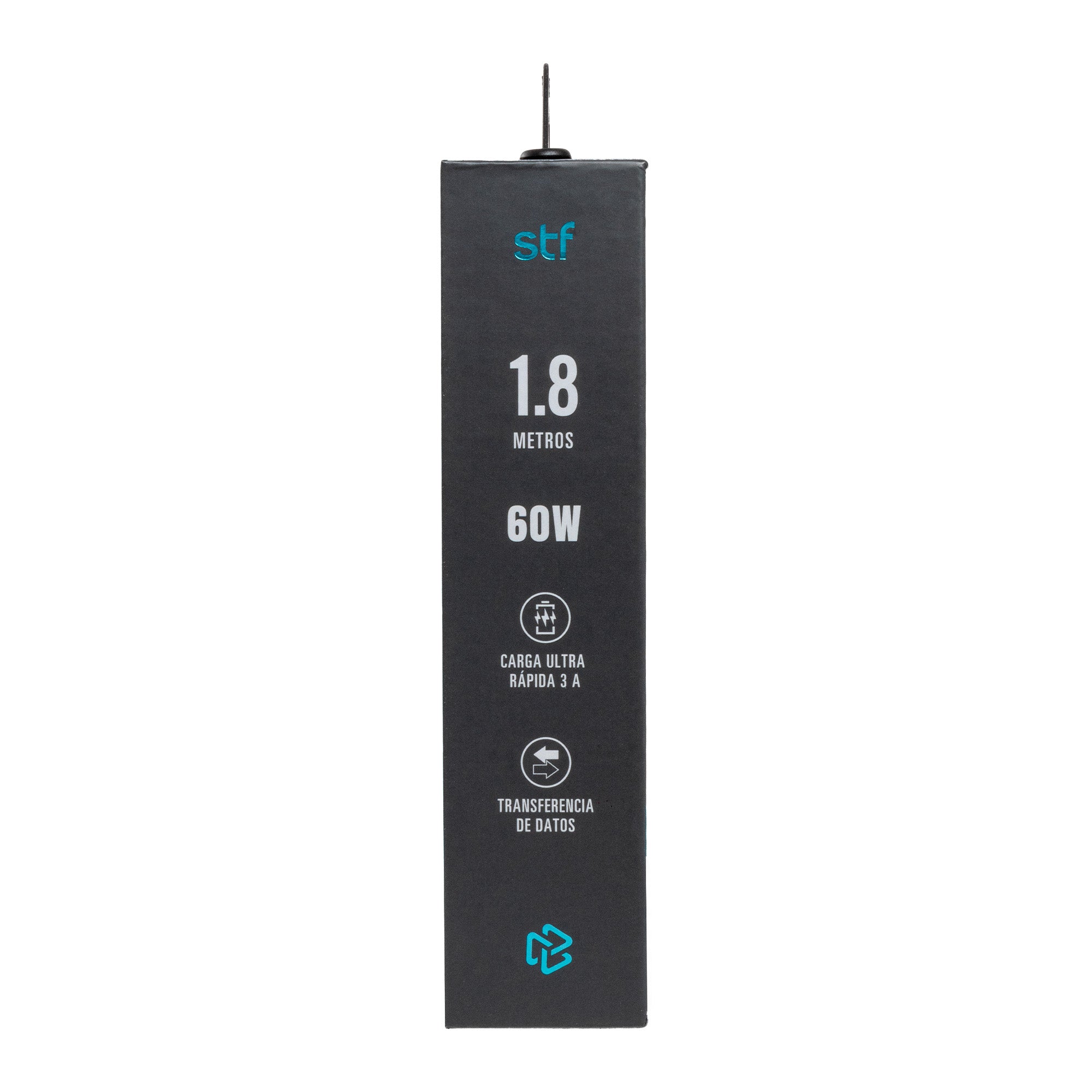 Cable 4 en 1 Tipo C/USB a Tipo C/Lightning STF 60W Carga Rápida 1.8m