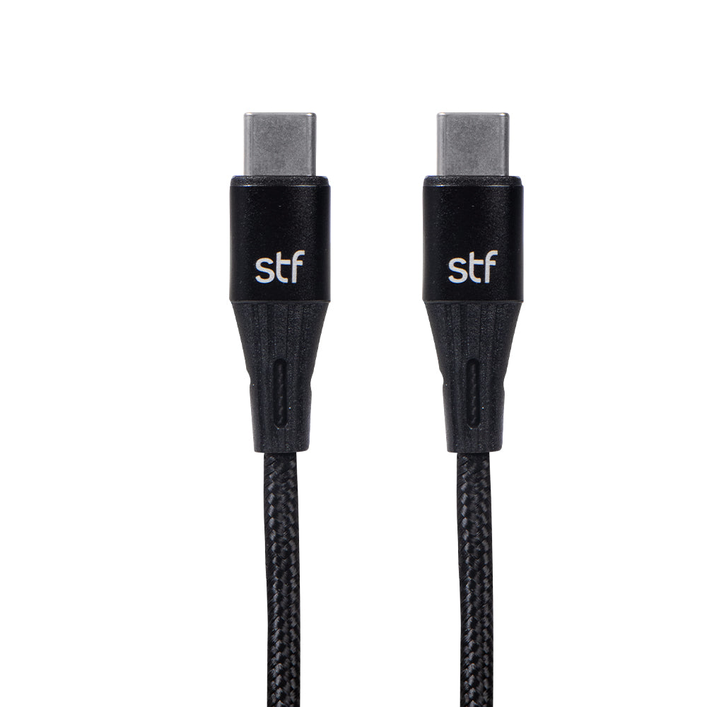 Cable Tipo C a Tipo C STF 1.8m Carga Ultra Rápida 3A Transferencia Datos