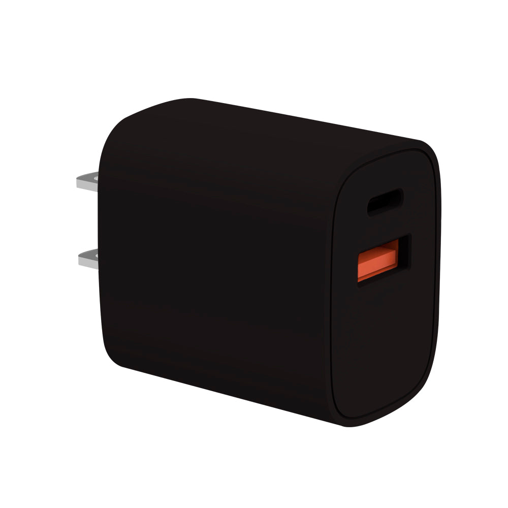 Cargador Pared STF 12W Doble Salida Carga Rápida 2.4A Tipo C + USB