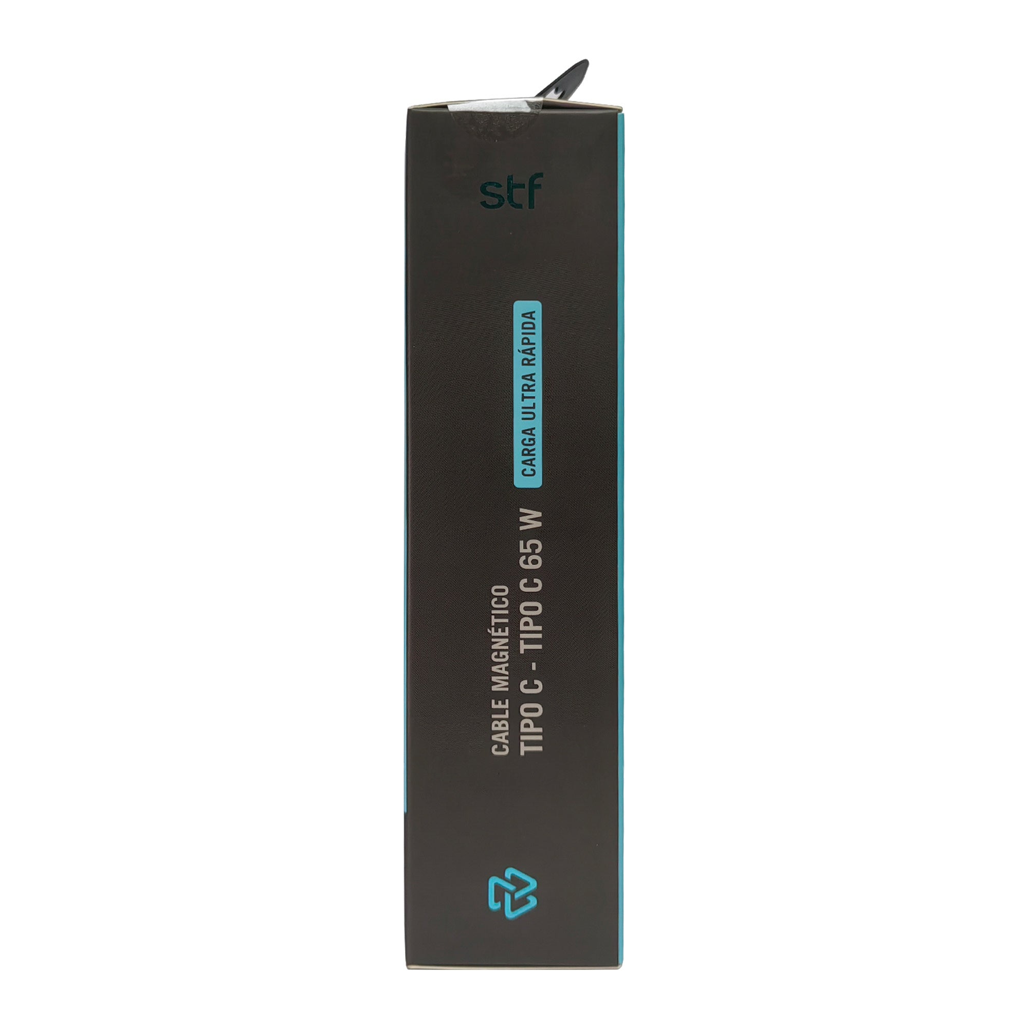 Cable Magnético Tipo C a Tipo C STF Carga Rápida, 65W, Transferencia de datos, Morado