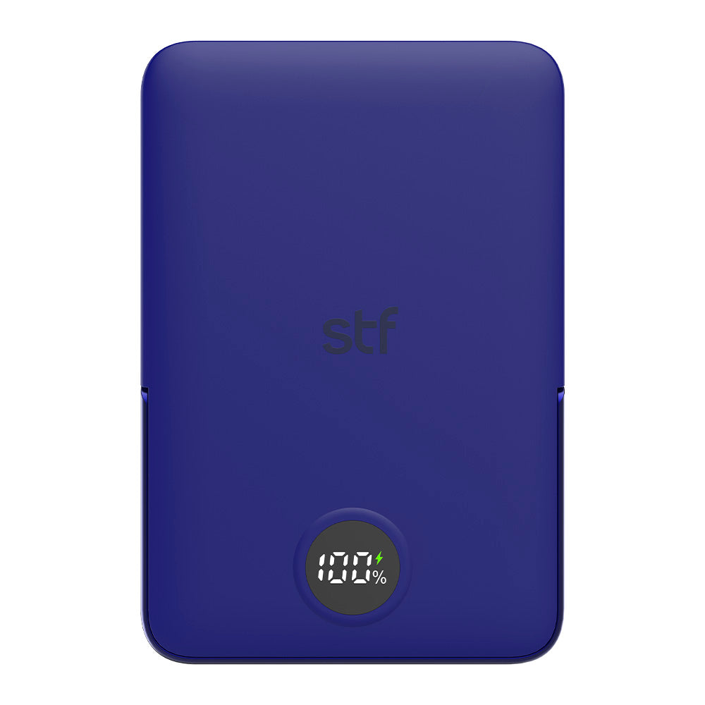 Batería Portátil Power Bank STF 5000 mAh 20W Carga Magnética Azul