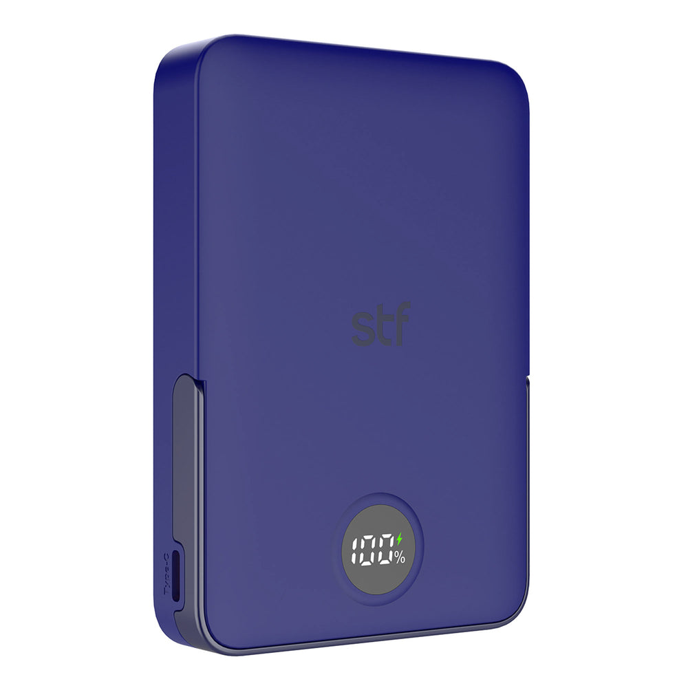 Batería Portátil Power Bank STF 10000 mAh 20W Carga Magnética Azul