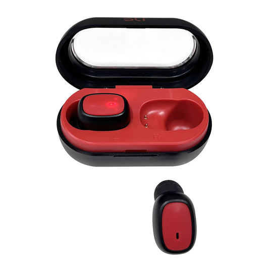 Audífonos TWS VIVA: Sonido Premium, Batería 12H, Micrófono, Rojo