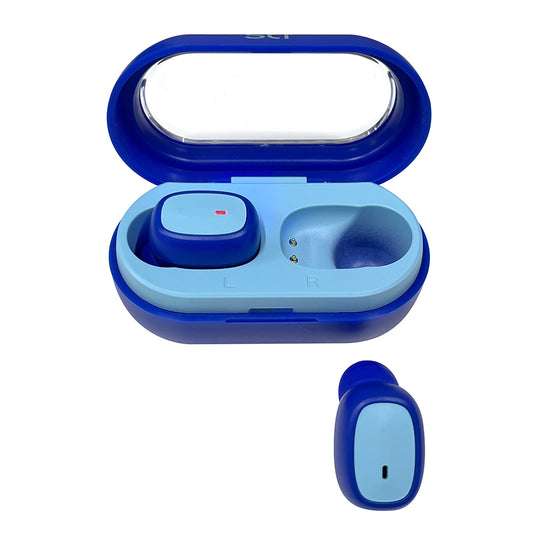 Audífonos TWS VIVA: Sonido Premium, Batería 12H, Micrófono, Azul