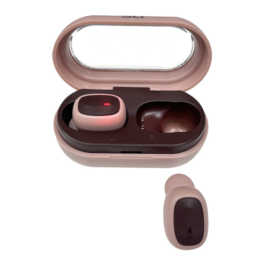 Audífonos TWS VIVA: Sonido Premium, Batería 12H, Micrófono, Rosa