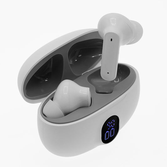 Audífonos Urban Wild TWS: 12H Batería, Micrófono, Resistencia IPX4, Blanco