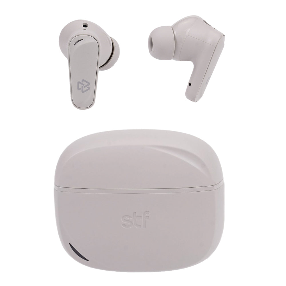 Audifonos Inalambricos Tws One STF 42hrs Uso ENC 4 Micrófonos Protección IPX4 Gris