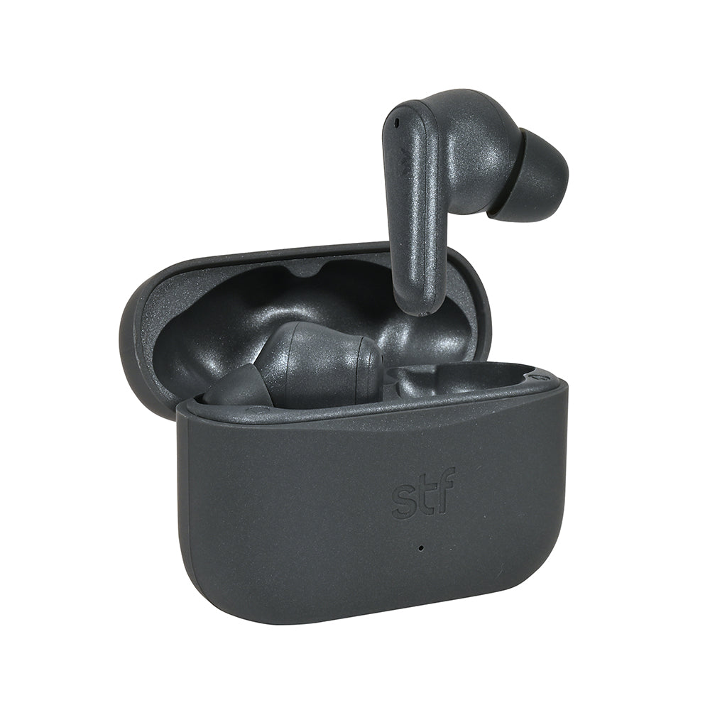 Audifonos Inalambricos Tws Soar STF ANC 20hrs Uso 4 Microfonos Gris