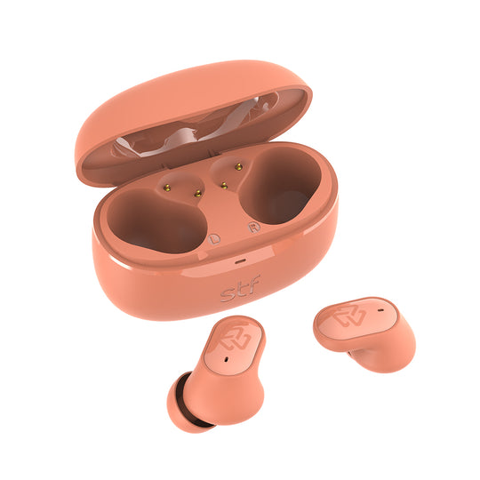 Audífonos Inalámbricos TWS Dune ENC: 7 hr uso, protección IPX4, Naranja