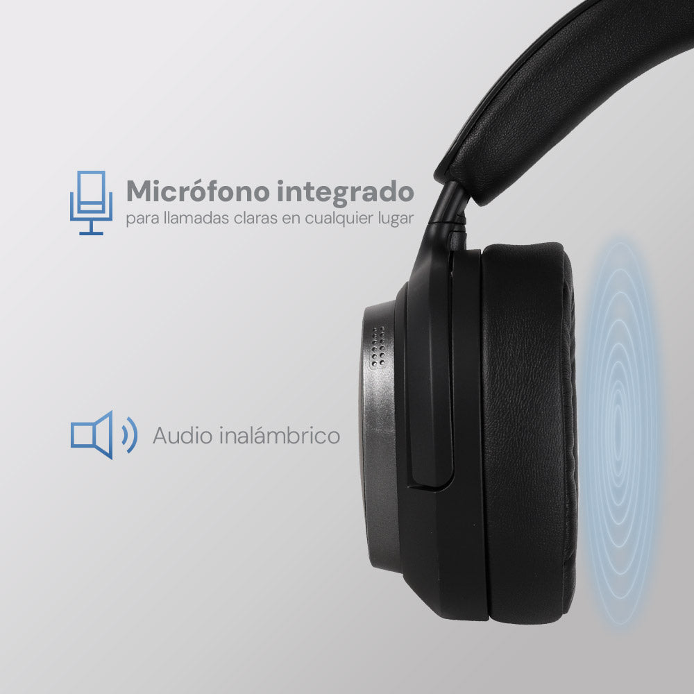 Audifonos Inalambricos On Ear One STF 14hrs Uso Negro