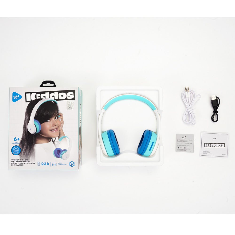 Audifonos Inalambricos On Ear Kiddos STF 23hrs Uso