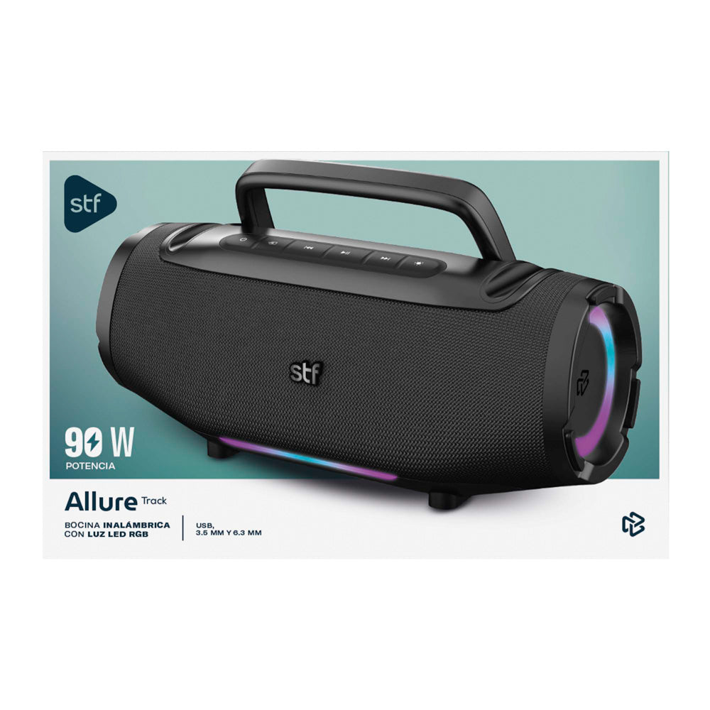 Bocina Inalámbrica Allure Track STF 90W 4hrs Uso IPX4