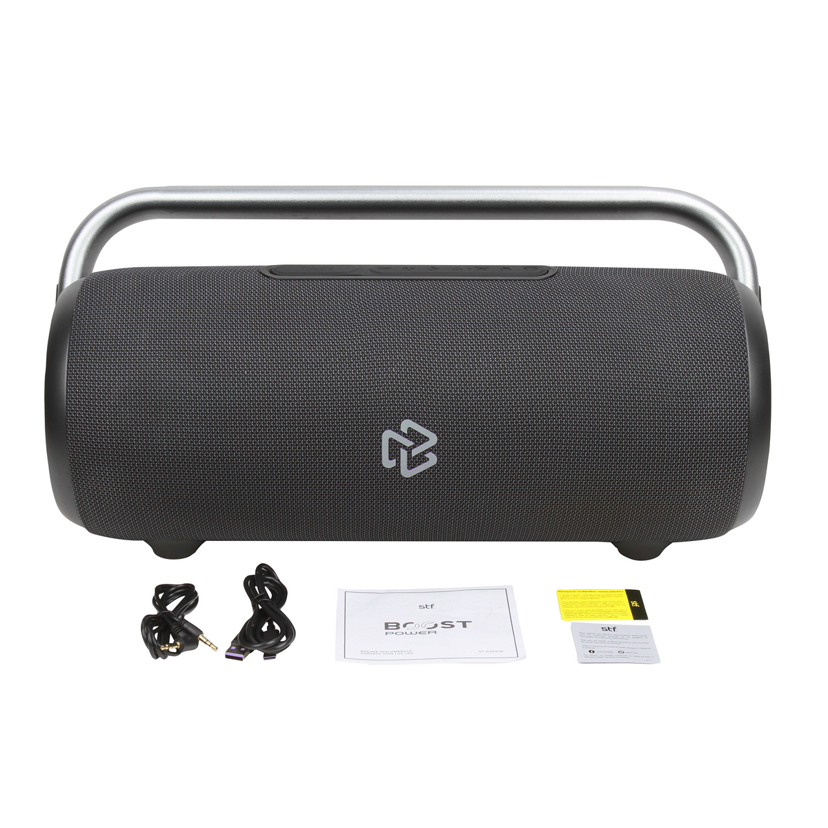 Bocina Portátil Boost Power Max STF 110W 6hrs Uso Función Tws con Power Bank