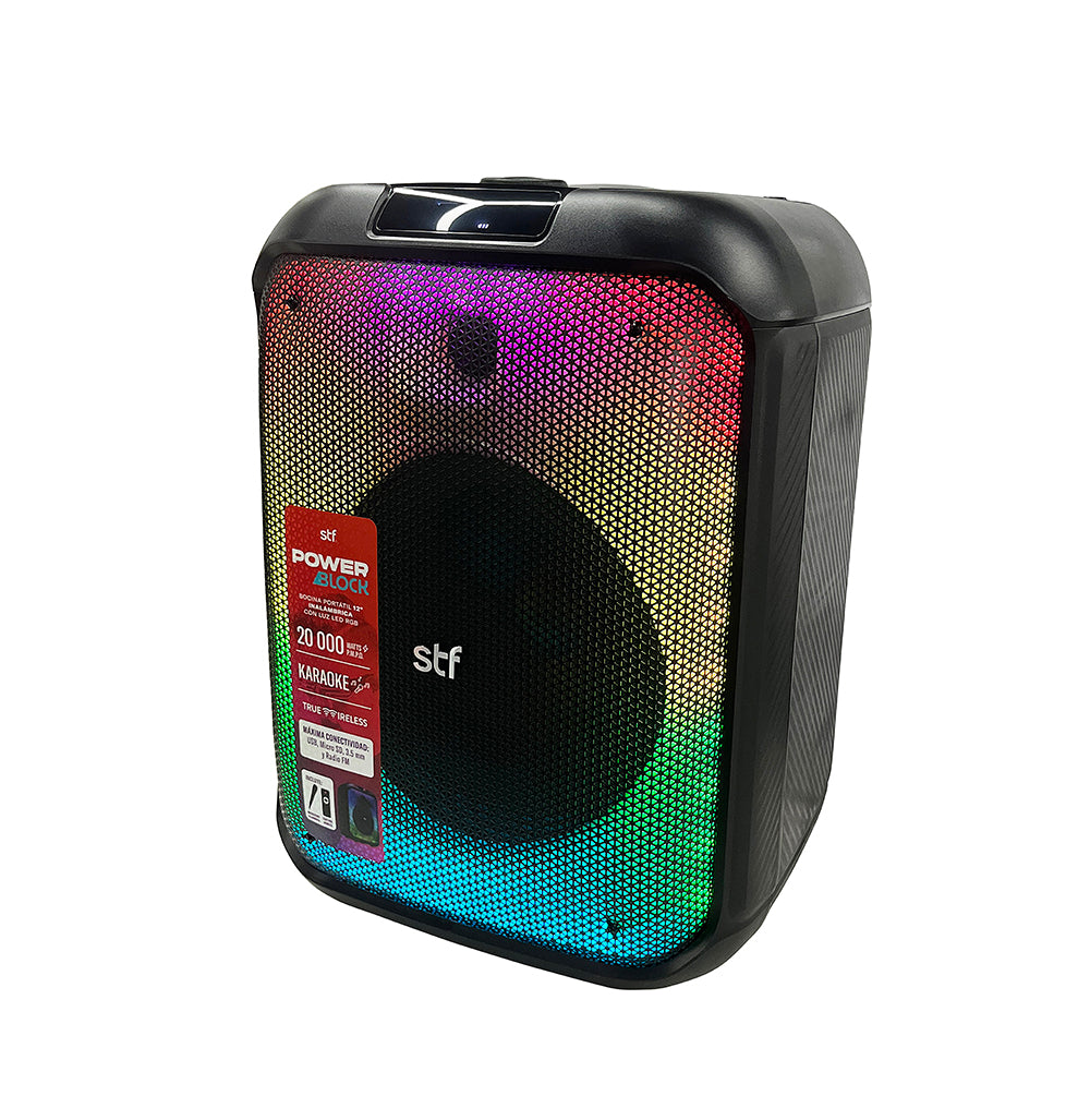 Bocina Portatil Power Block 12 STF 40W 4hrs Uso Funcion Tws