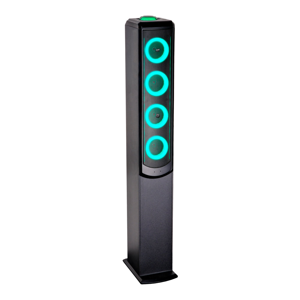 Barra de Sonido Torre Home Audio STF Subwoofer 50W USB SD 3.5 mm 6.3 mm FM True Wireless