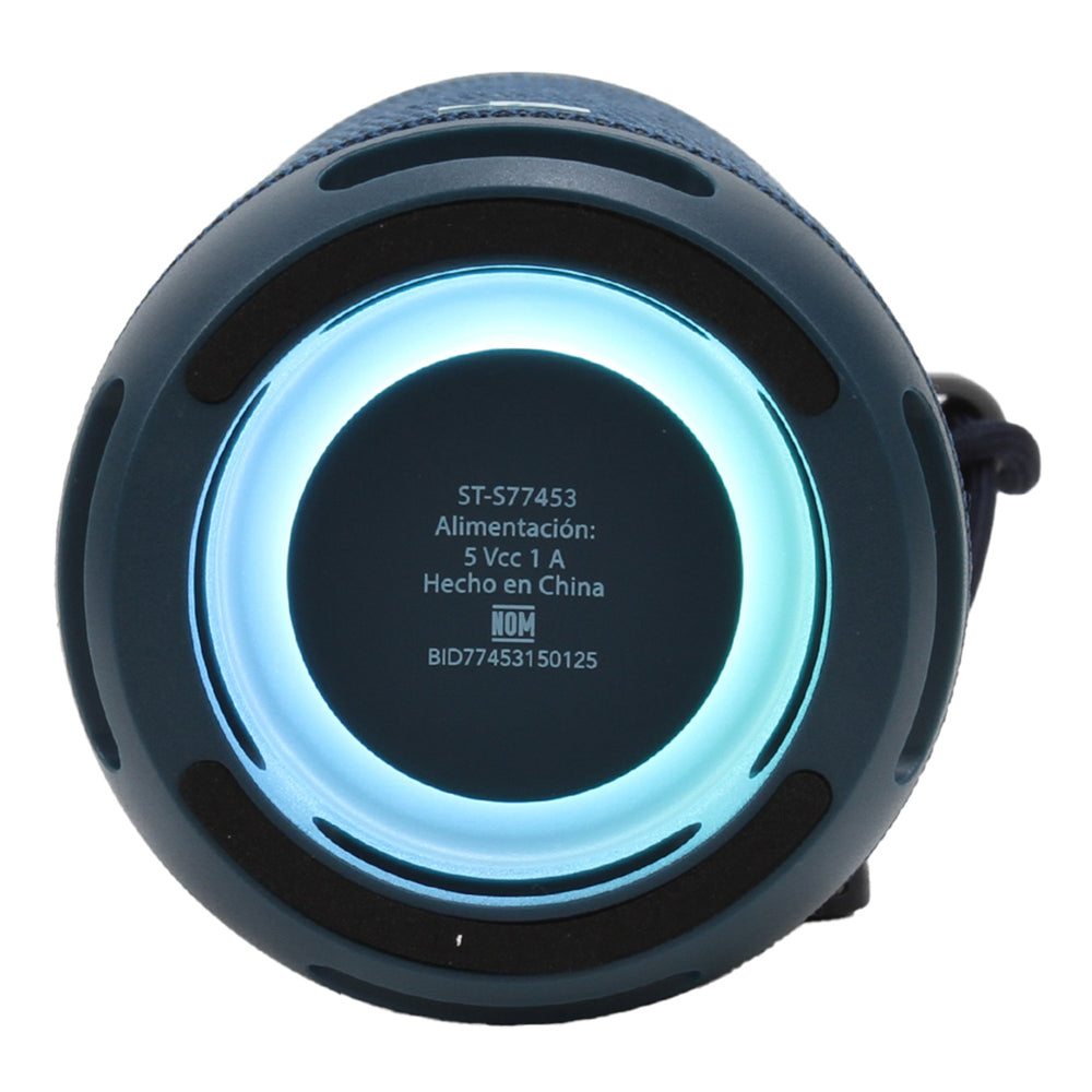 Bocina Portátil Rise STF 10W 5hrs Uso Función Tws Azul