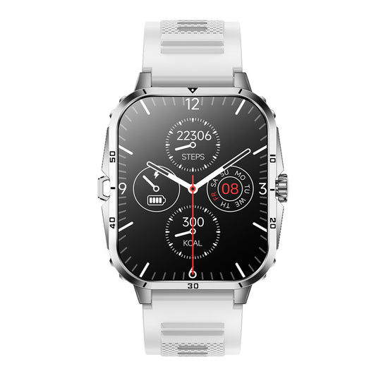 Smartwatch Reloj Kronos Insignia STF Pantalla 2" Resistencia al agua IP65 Blanco