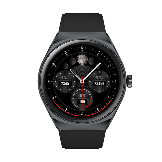 Smartwatch Reloj Kronos Trek IPS 1.38", Llamadas, Protección IP67, Negro