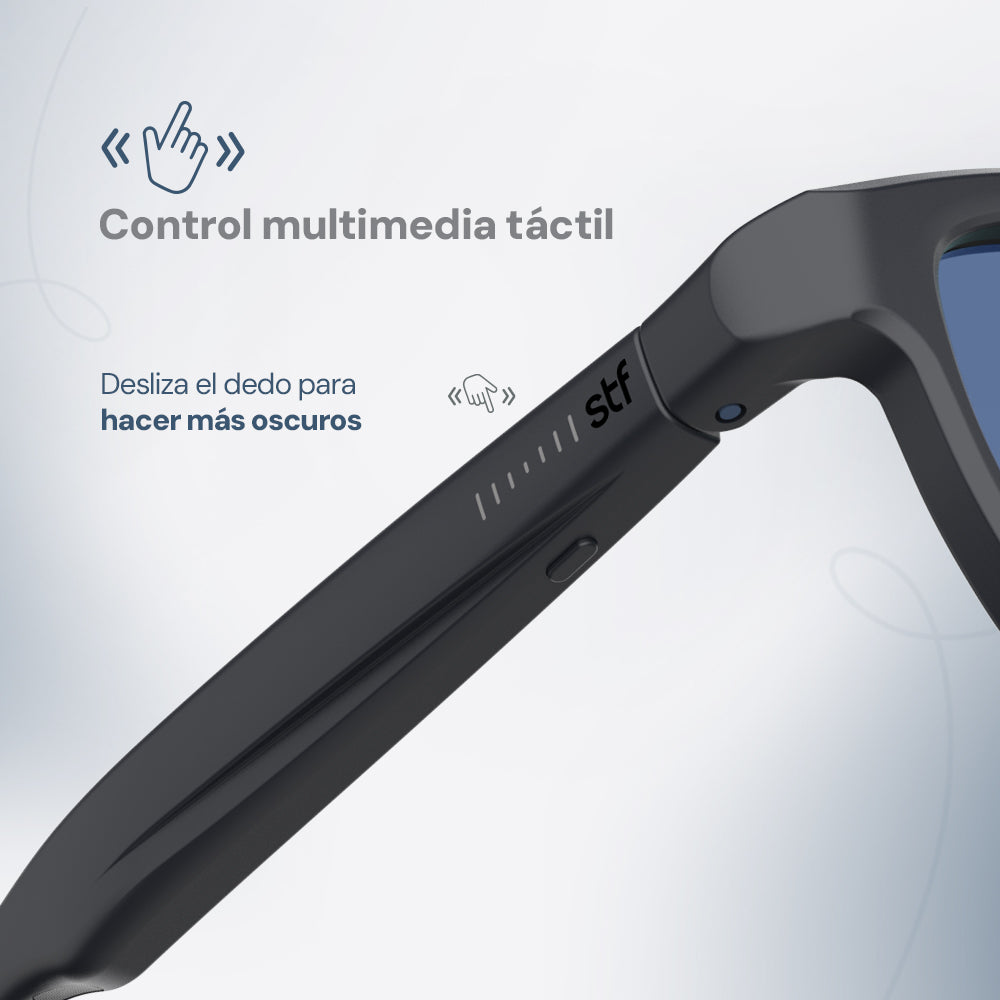 Lentes de Sol STF con Audio Lennz Plus Audio Glasses STF 5Hrs Uso Protección UV400