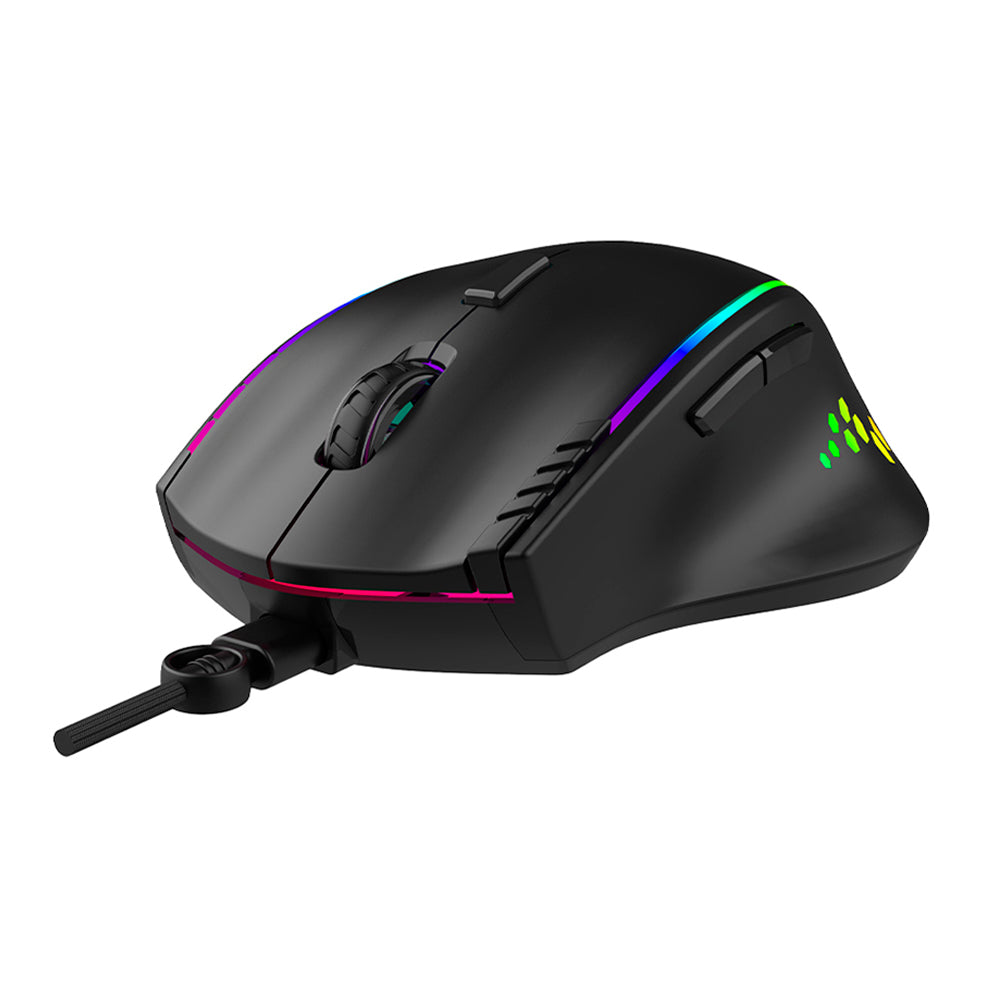 Mouse Gamer STF Beast Abysmal Arsenal Prime Óptico gaming para computadora Negro