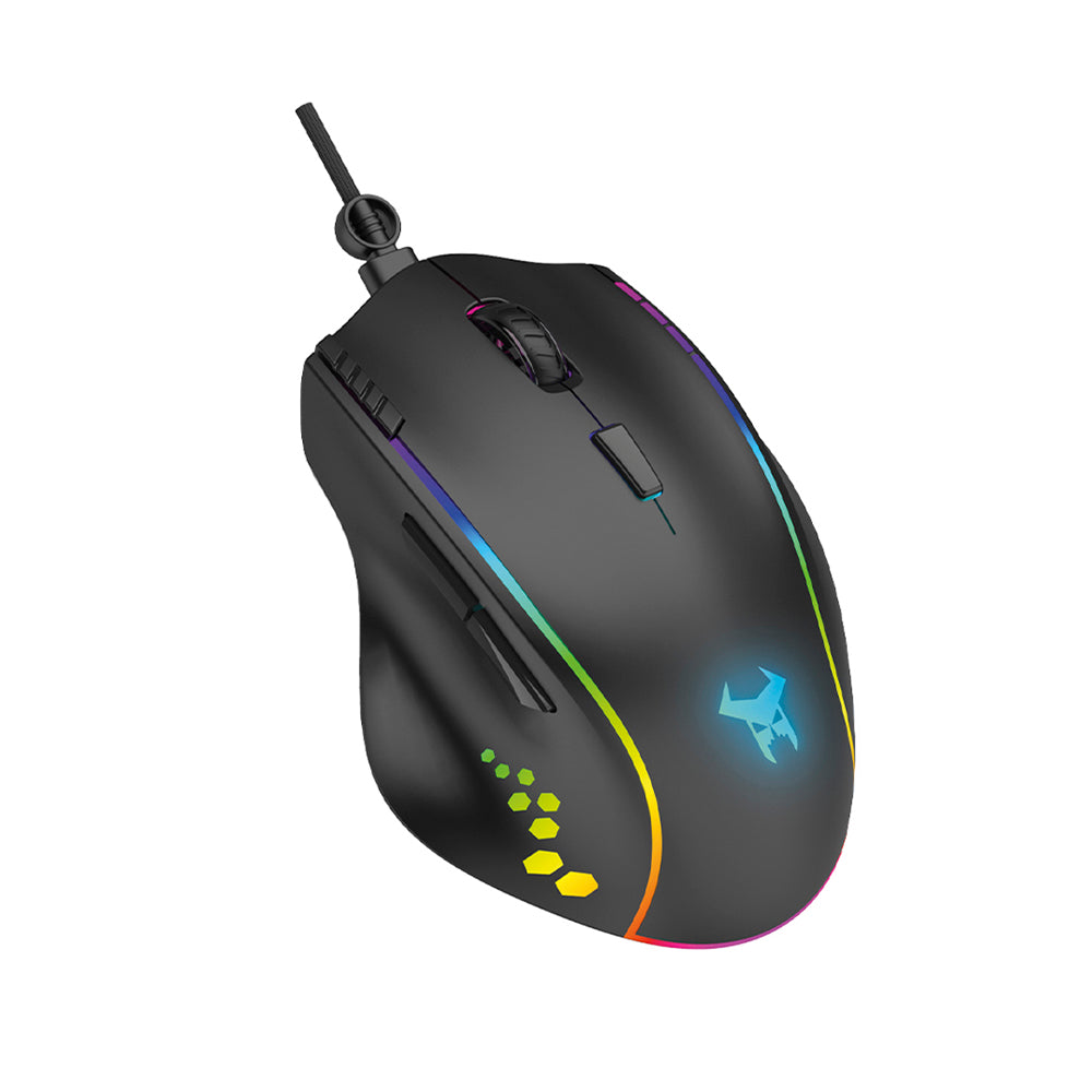 Mouse Gamer STF Beast Abysmal Arsenal Prime Óptico gaming para computadora Negro