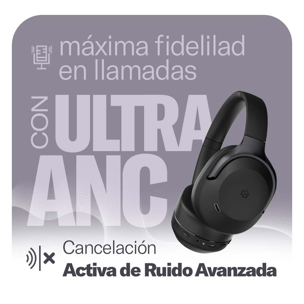 Audifonos Inalambricos On Ear One Pro STF ANC Audio Espacial 40hrs Uso