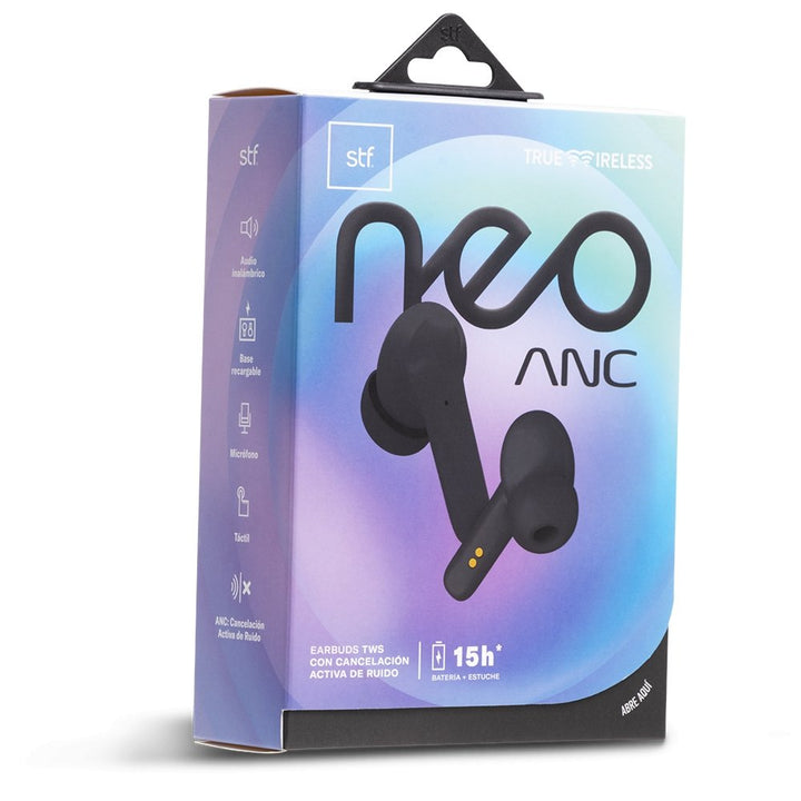 Audífonos inalámbricos True Wireless | STF Neo Anc | Cancelación de ruido Negro - STF - ST-E19757
