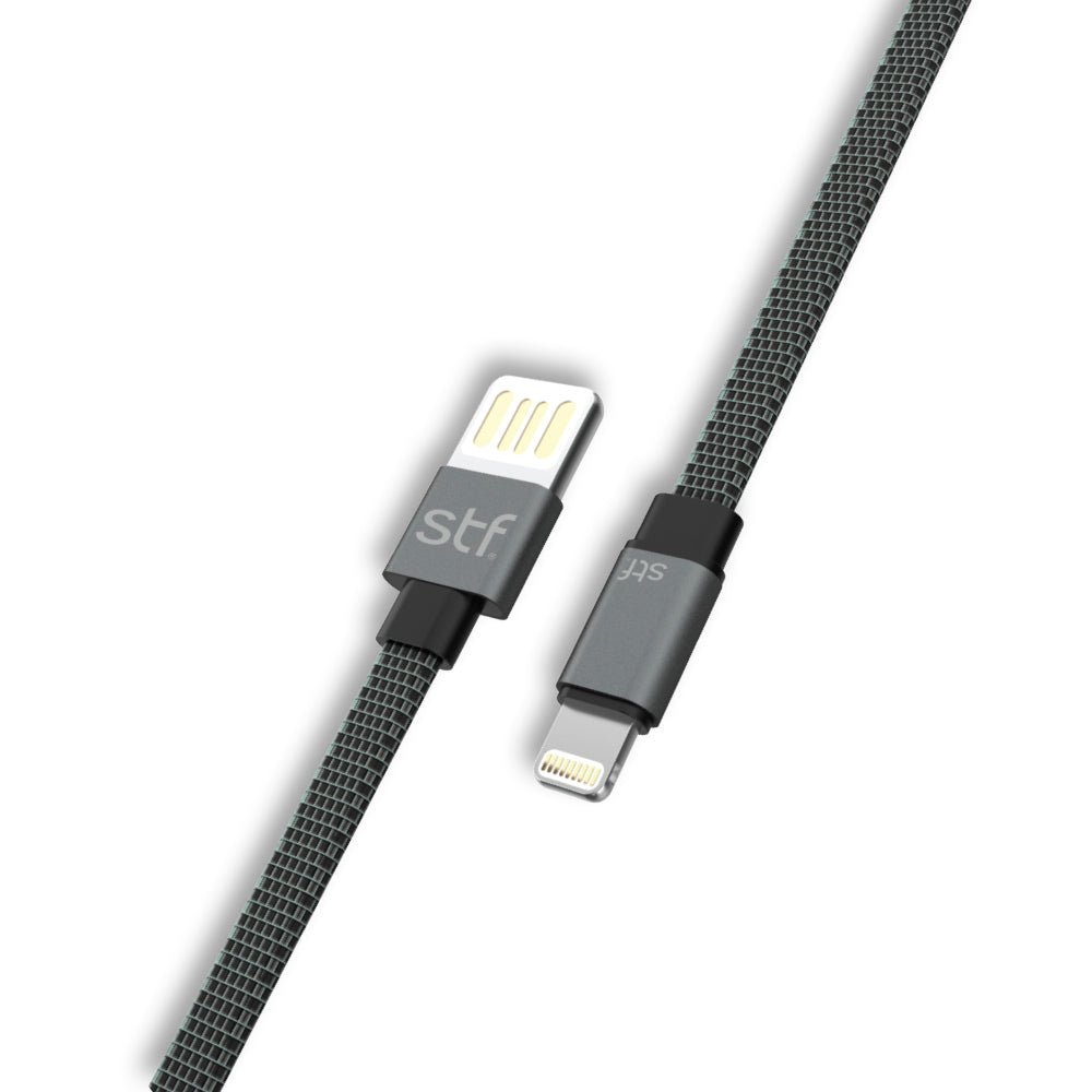 Cable para celular | STF Lightning | Carga ultra rápida 1 metro Negro - STF - ST-A02879