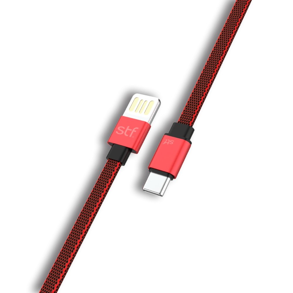 Cable para celular | STF Tipo C | Carga ultra rápida 1 metro Rojo - STF - ST-A02862