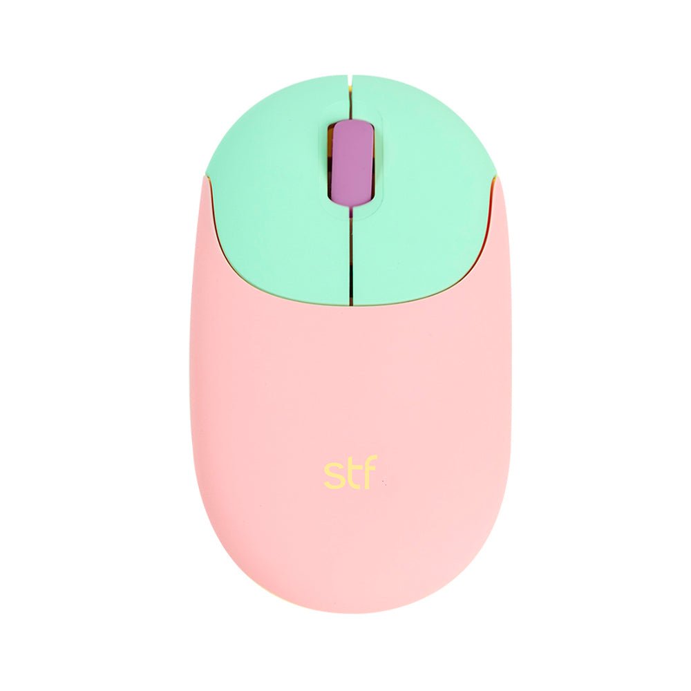 Kit Teclado + Mouse inalámbrico | STF VIVA! | para computadora Sweet Rosa - STF - ST-A93461