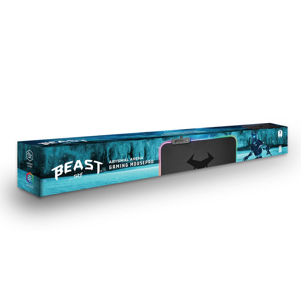 Mousepad gamer | STF Beast Abysmal arena | luz led gaming para computadora - STF - STG-A16901