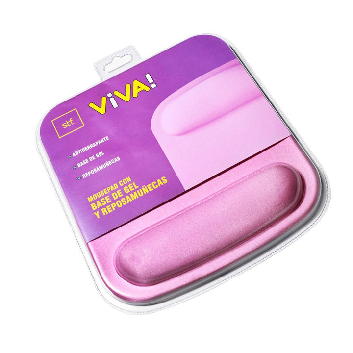 Mousepad | STF VIVA! | base gel, reposamuñecas Sweet Rosa - STF - ST-A78068