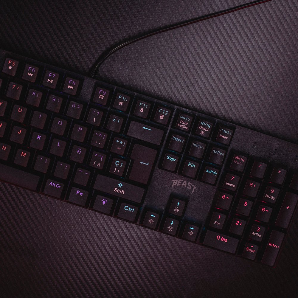 Teclado Gamer | STF Beast Abysmal Armor Tournament | Mecánico con luz - STF - STG-A16826