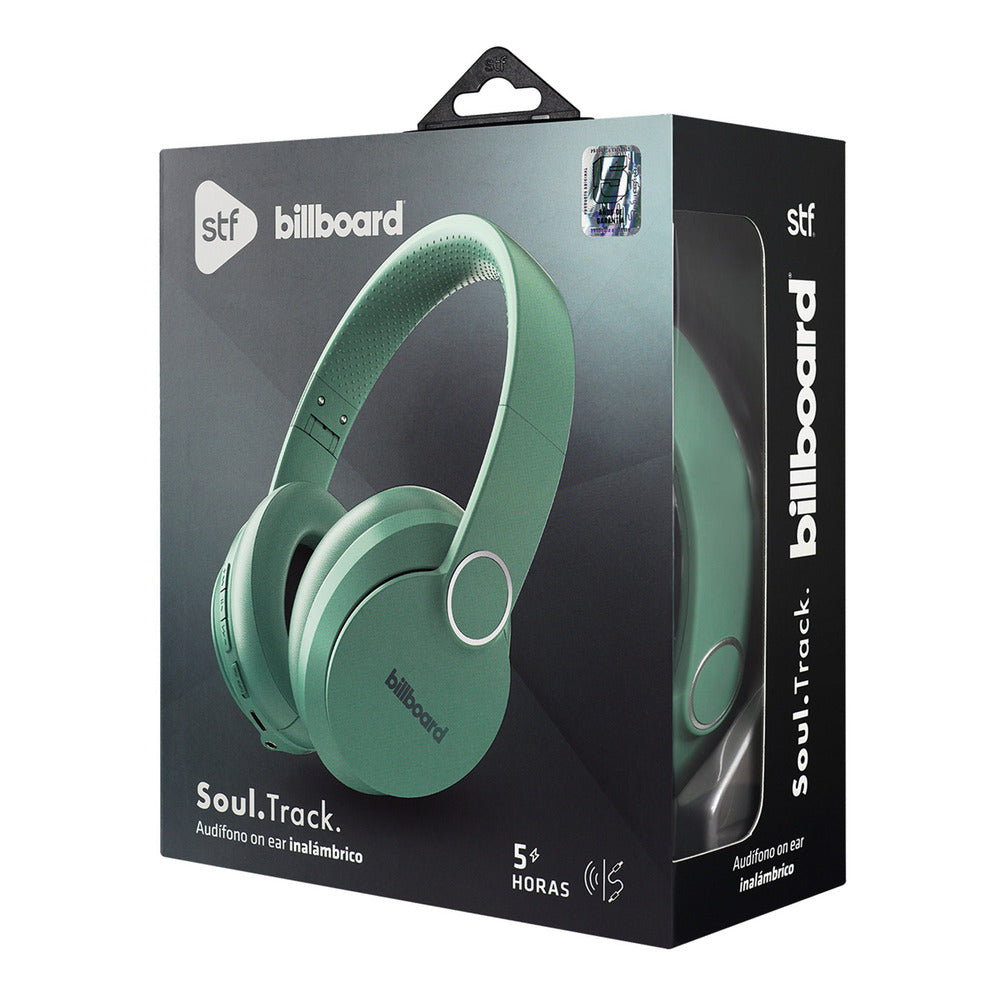 Audifonos Inalambricos On Ear Soul Track STF - Billboard 5hrs Uso Verde