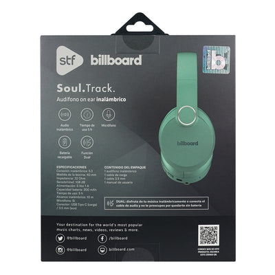 Audifonos Inalambricos On Ear Soul Track STF - Billboard 5hrs Uso Verde