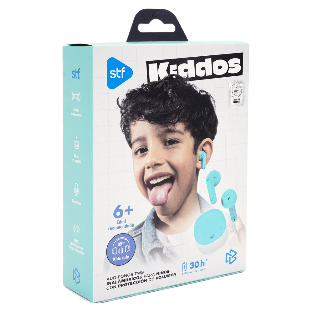 Audifonos Inalambricos Tws Kiddos Infantil STF 36hrs Uso