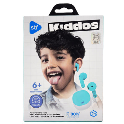 Audifonos Inalambricos Tws Kiddos Infantil STF 36hrs Uso