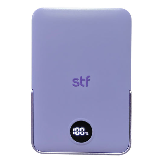 Bateria Portatil Power Bank STF 5000 mAh 20W Carga Magnetica Lila