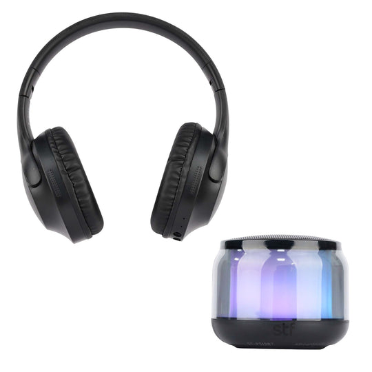 Bit Duo Pack STF Audífonos On-Ear + Bocina RGB